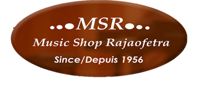 Logo music shop Rajaofetra